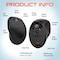 Delton Ergonomic Mouse, Vertical Computer Mouse Wireless with Auto Pair USB 6 Buttons Adjustable DPI DMERGS12P-WB - alternate 5